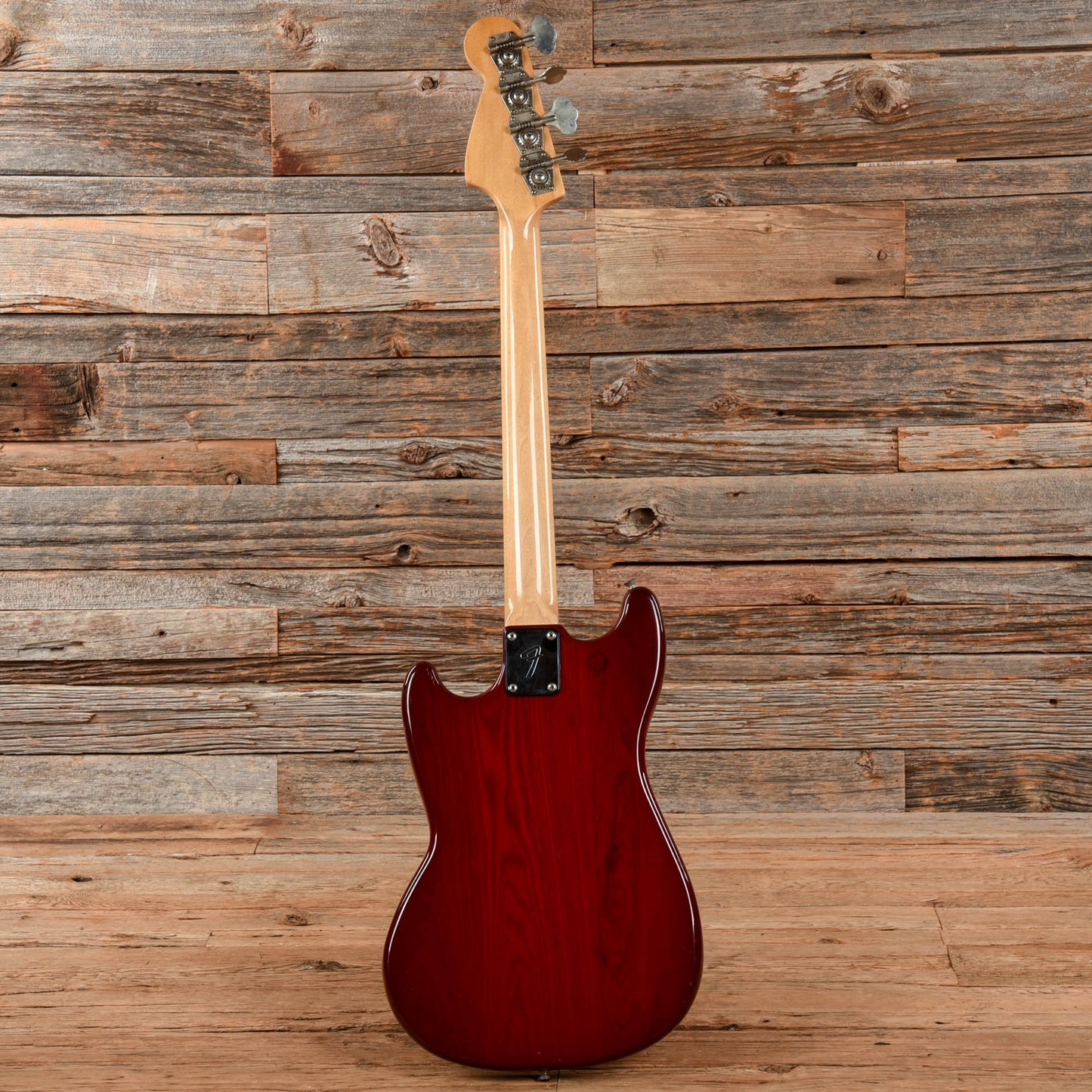 Fender Musicmaster Bass Translucent Red 1981 Bass Guitars / 4-String