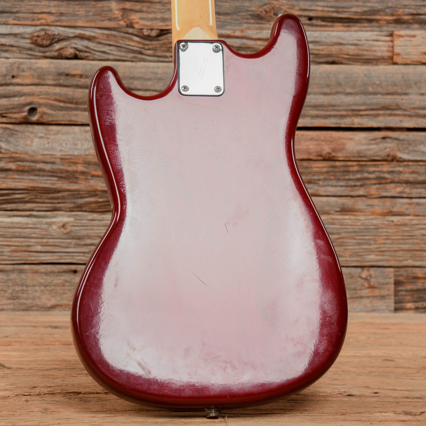 Fender Musicmaster Bass Translucent Red 1981 Bass Guitars / 4-String