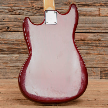 Fender Musicmaster Bass Translucent Red 1981 Bass Guitars / 4-String