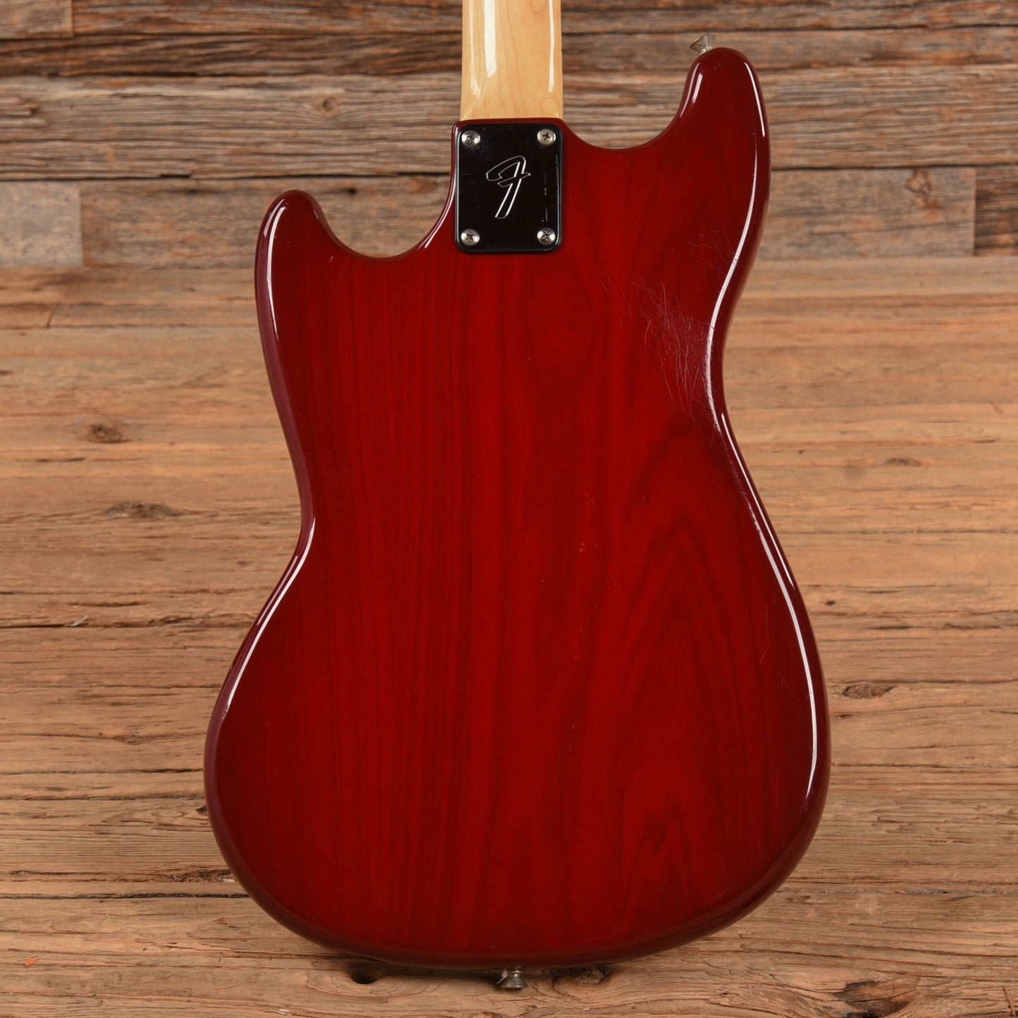 Fender Musicmaster Bass Wine Red 1981 Bass Guitars / 4-String