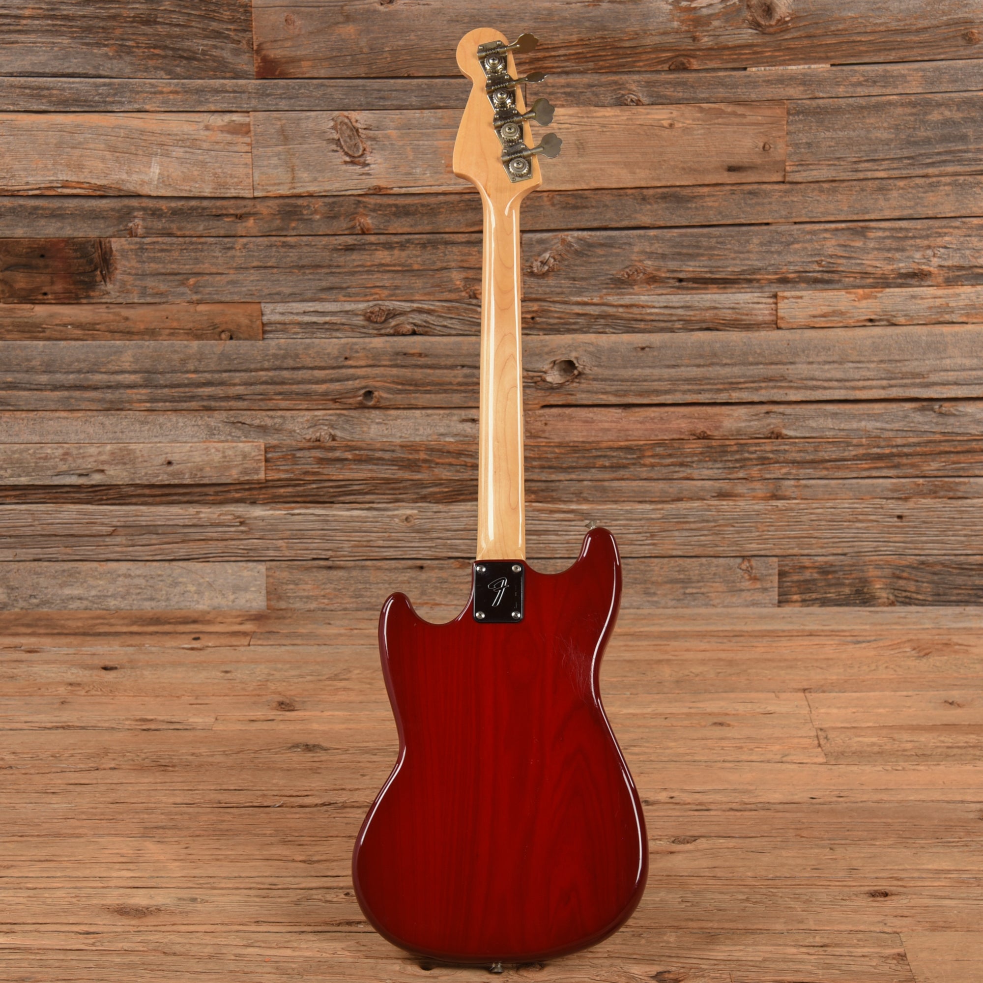Fender Musicmaster Bass Wine Red 1981 Bass Guitars / 4-String