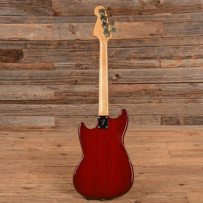 Fender Musicmaster Bass Wine Red 1981 Bass Guitars / 4-String