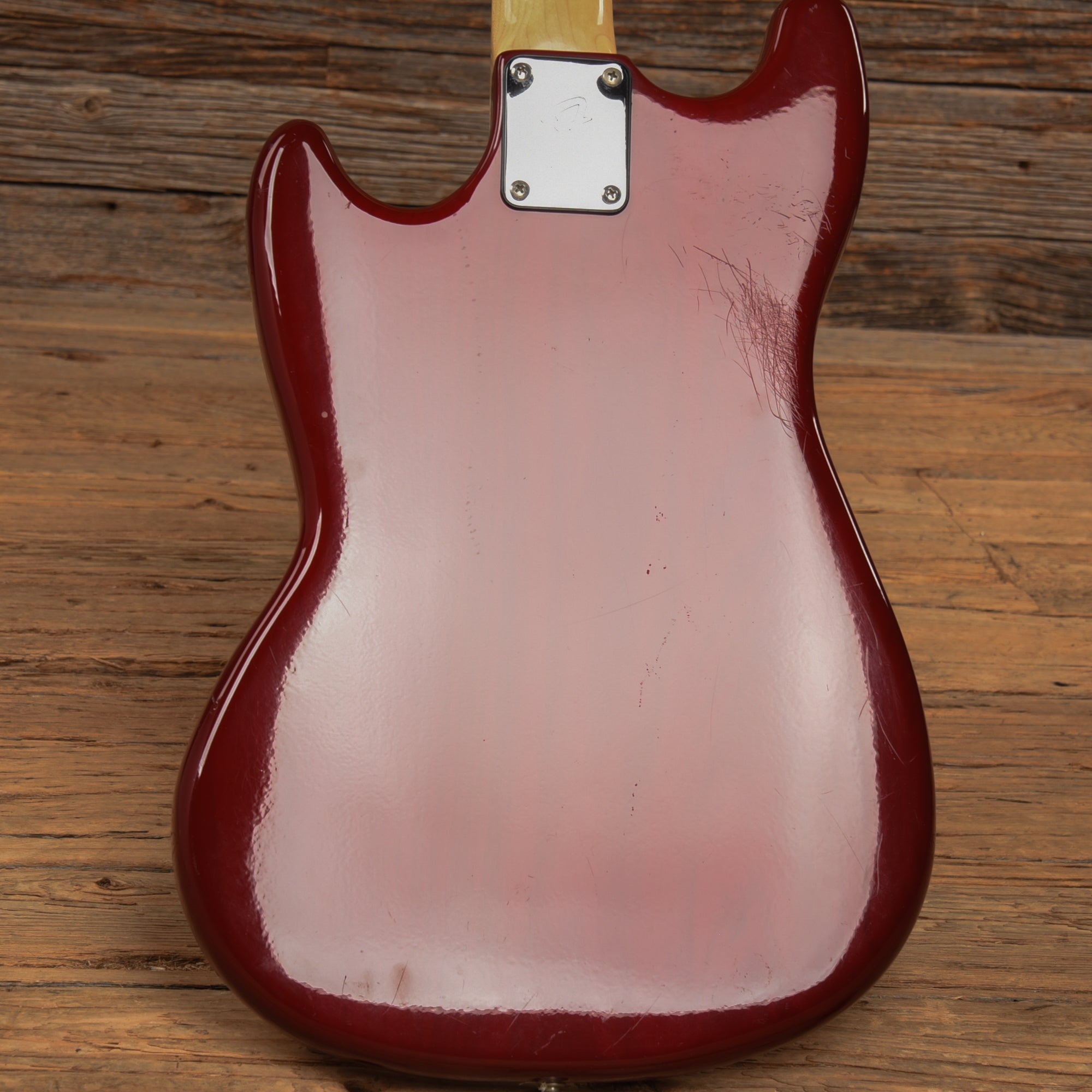 Fender Musicmaster Bass Wine Red 1981 Bass Guitars / 4-String