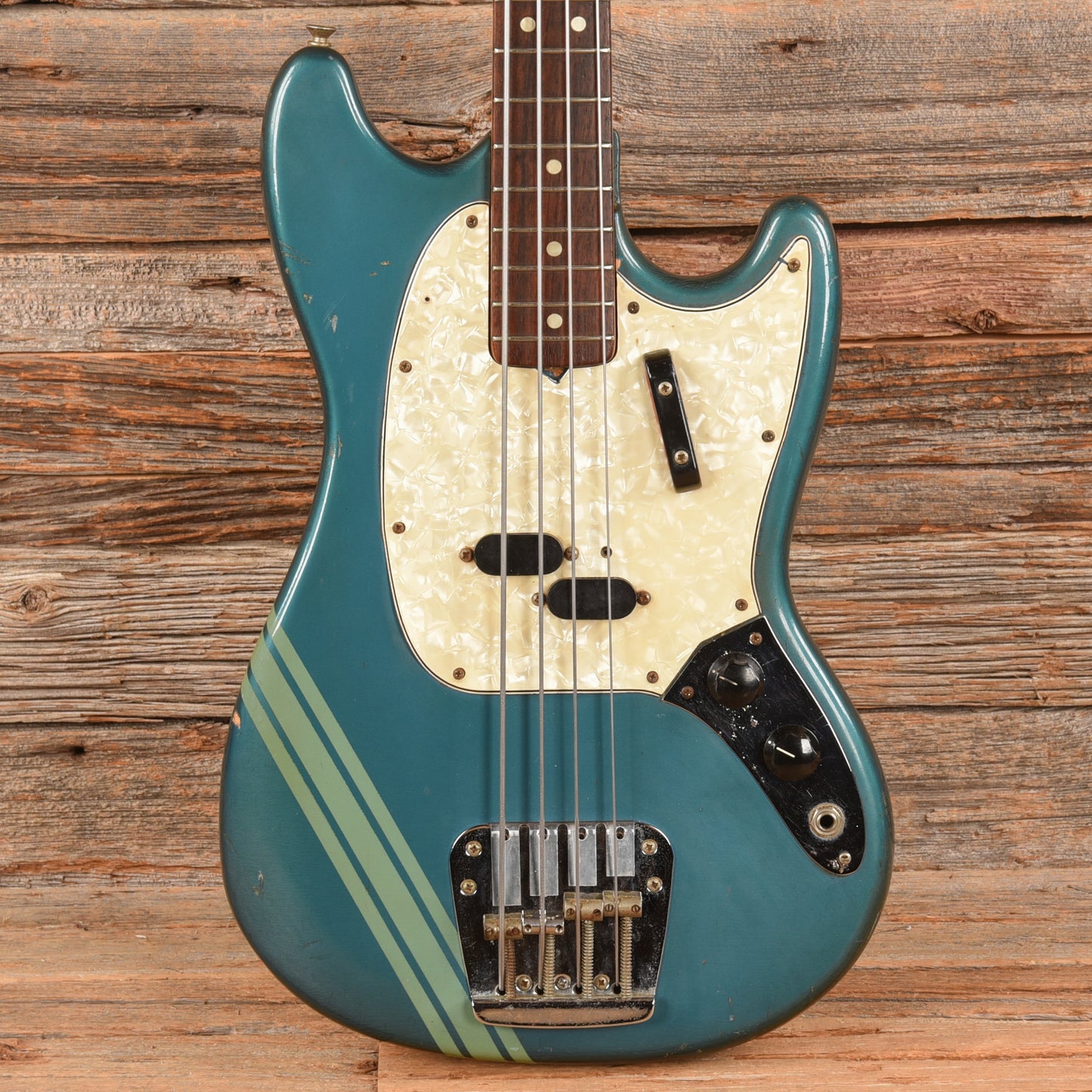 Fender Mustang Bass Competition Burgundy 1972 Bass Guitars / 4-String