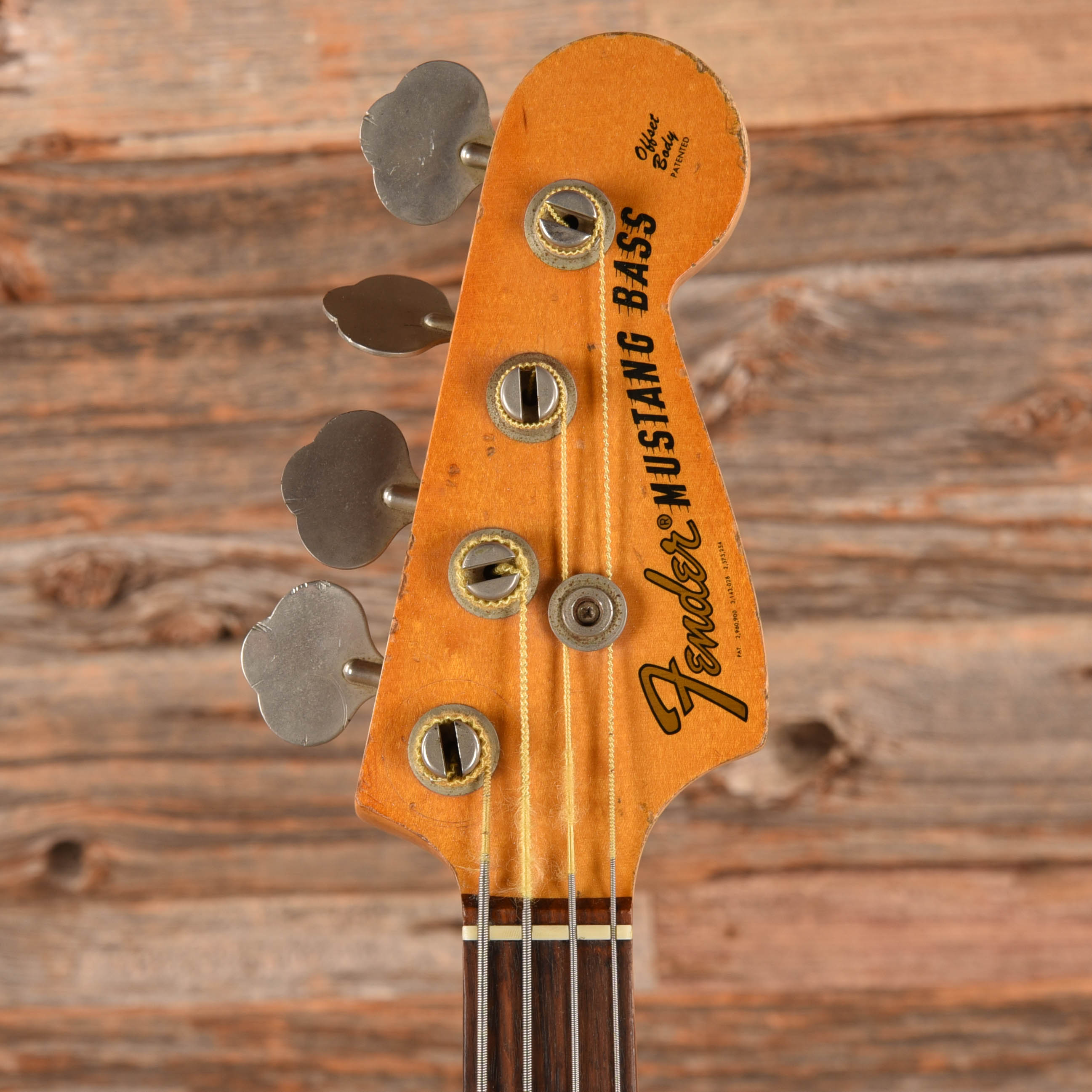 Fender Mustang Bass Competition Burgundy 1972 Bass Guitars / 4-String
