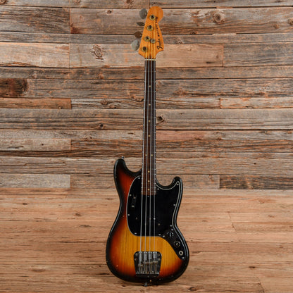 Fender Mustang Bass Sunburst 1977 Bass Guitars / 4-String