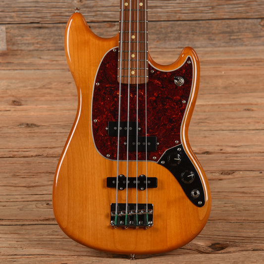 Fender Mustang PJ Bass Aged Natural 2022 Bass Guitars / 4-String