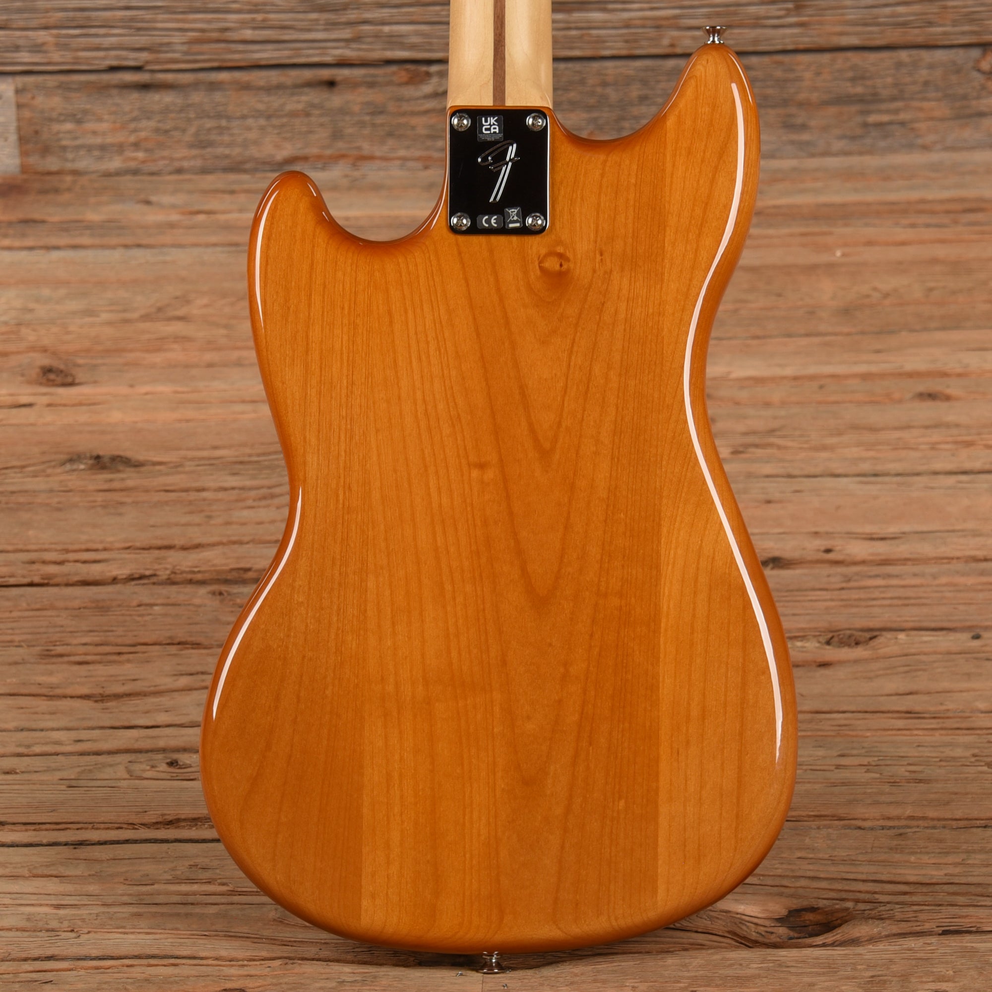 Fender Mustang PJ Bass Aged Natural 2022 Bass Guitars / 4-String