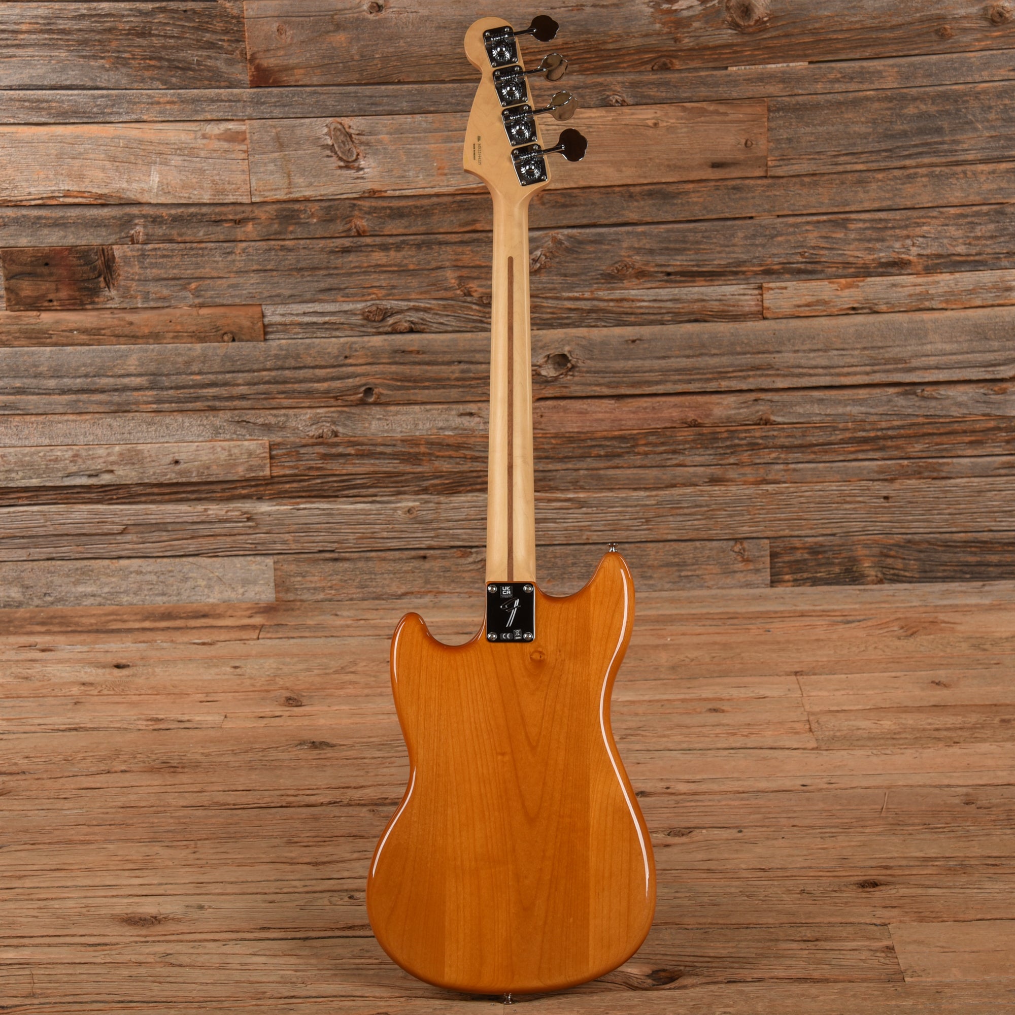 Fender Mustang PJ Bass Aged Natural 2022 Bass Guitars / 4-String