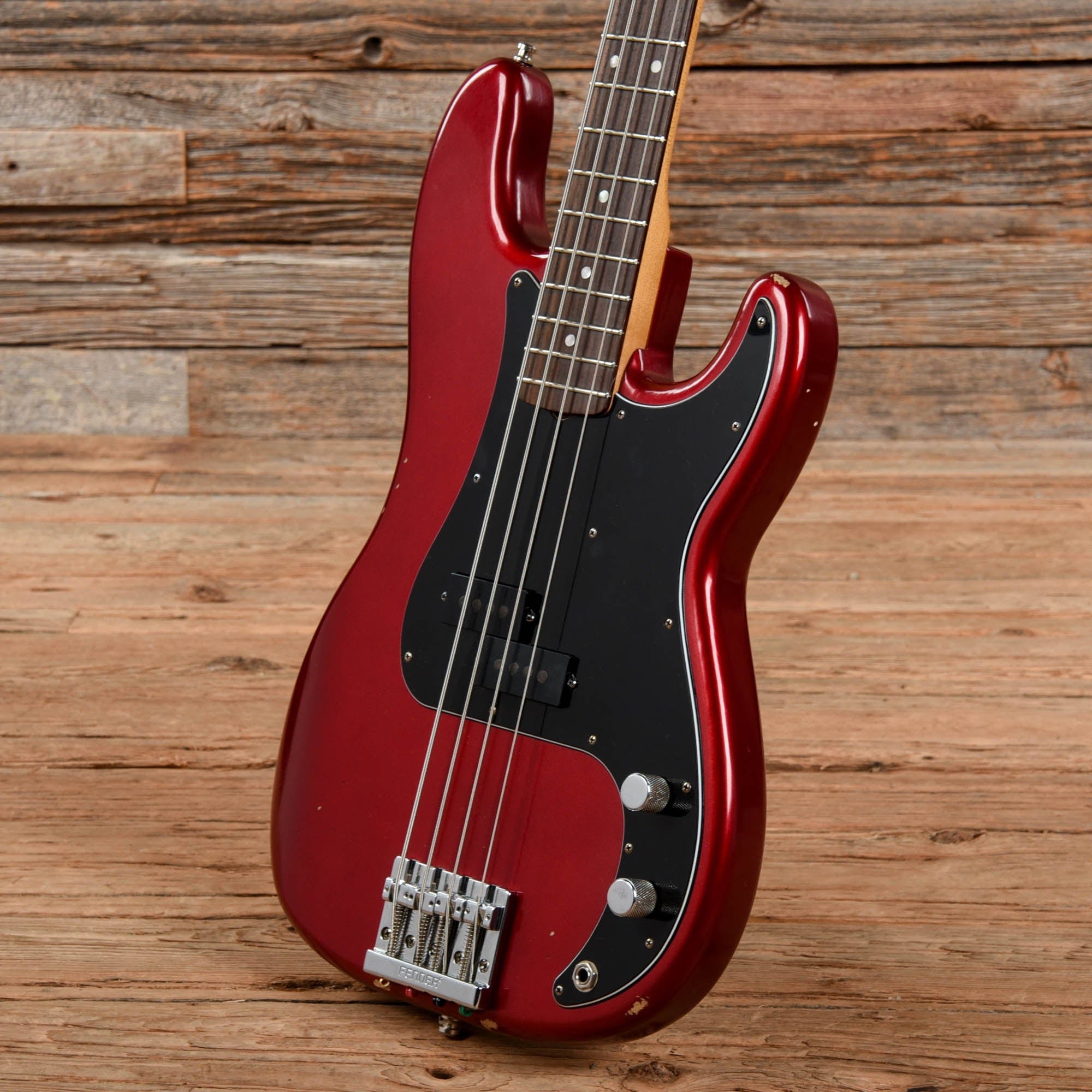 Fender Nate Mendel Artist Series Signature Precision Bass Candy Apple Red 2019 Bass Guitars / 4-String