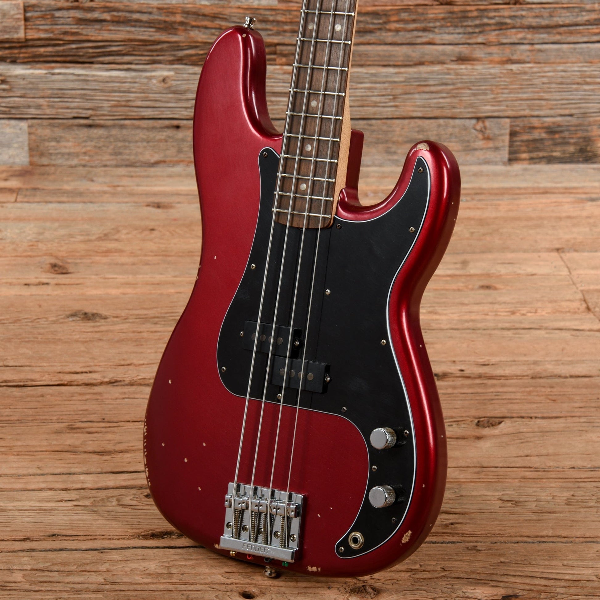 Fender Nate Mendel Artist Series Signature Precision Bass Candy Apple Red 2021 Bass Guitars / 4-String