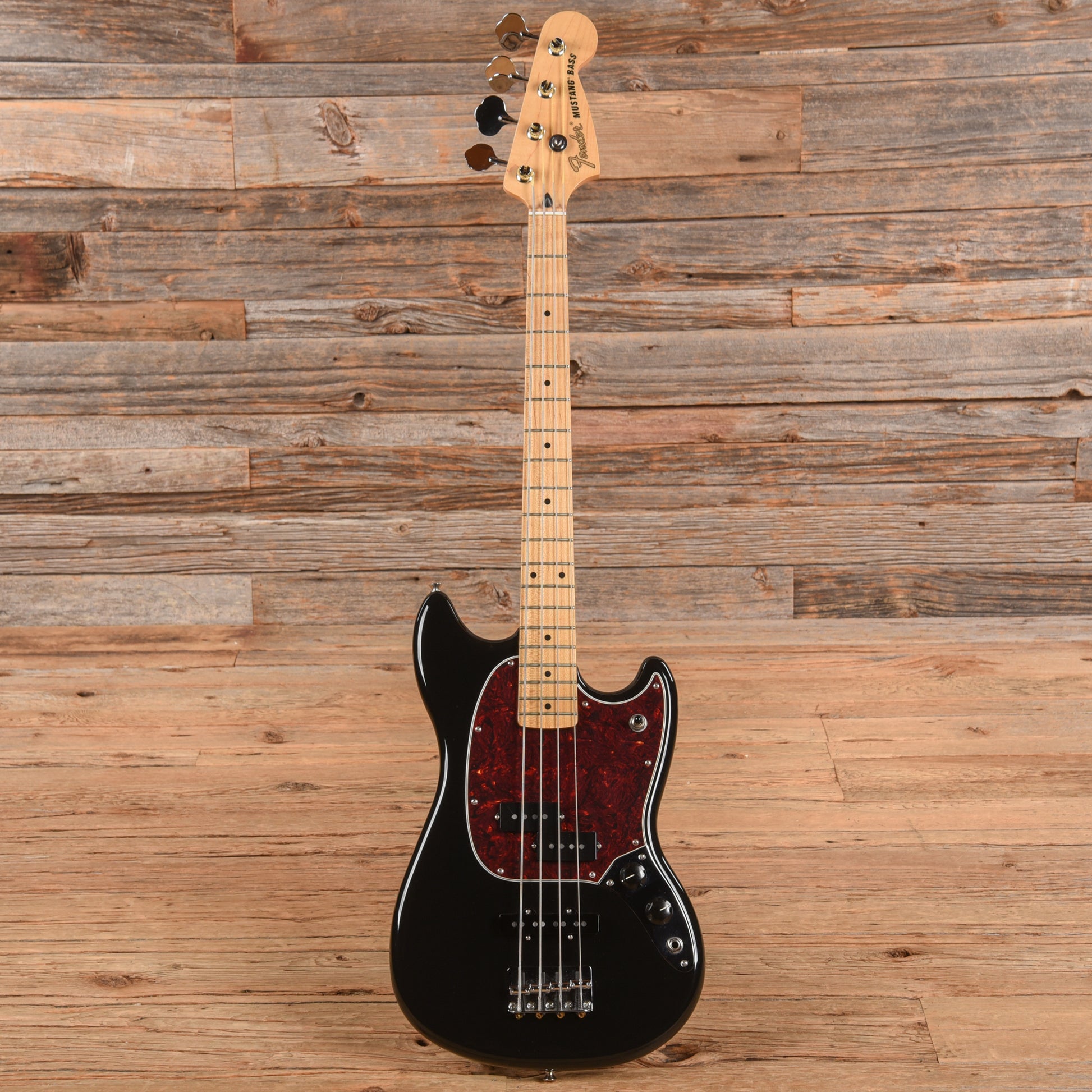 Fender Offset Series Mustang Bass PJ Black 2022 Bass Guitars / 4-String