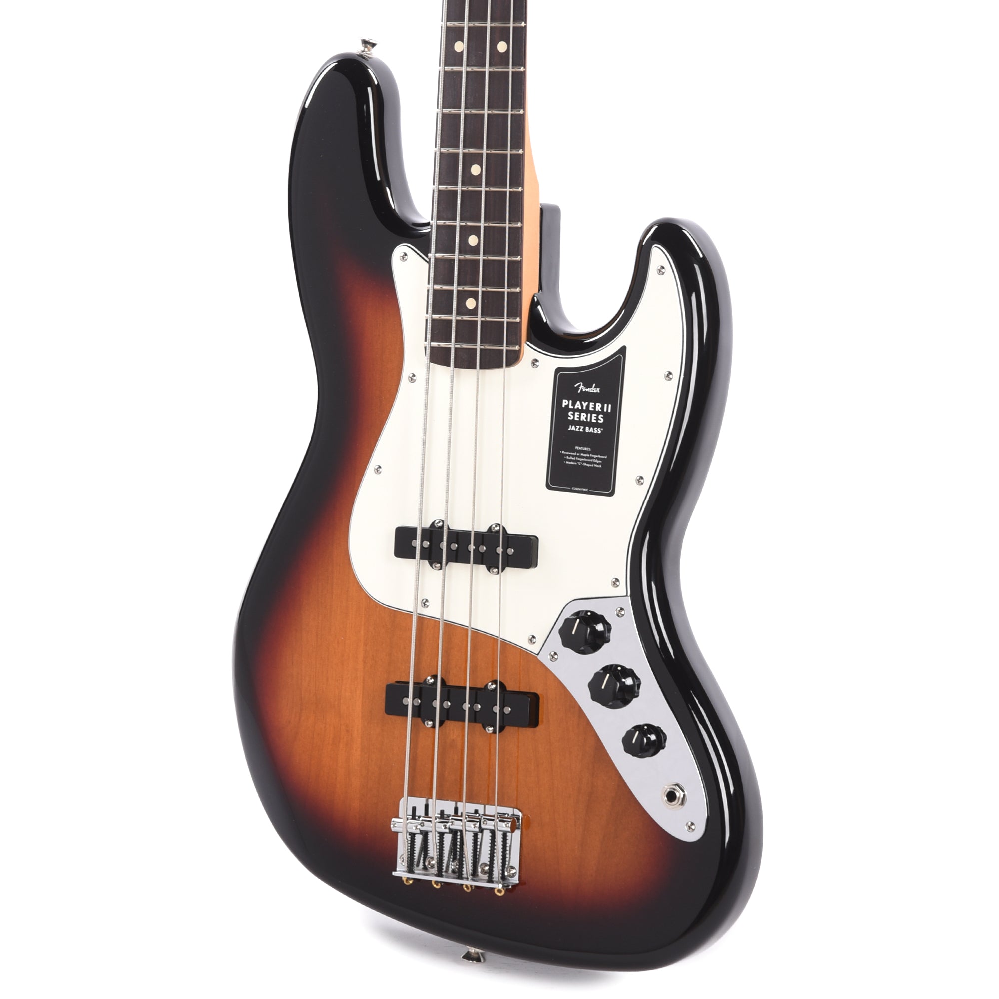 Fender Player II Jazz Bass 3-Color Sunburst Bass Guitars / 4-String