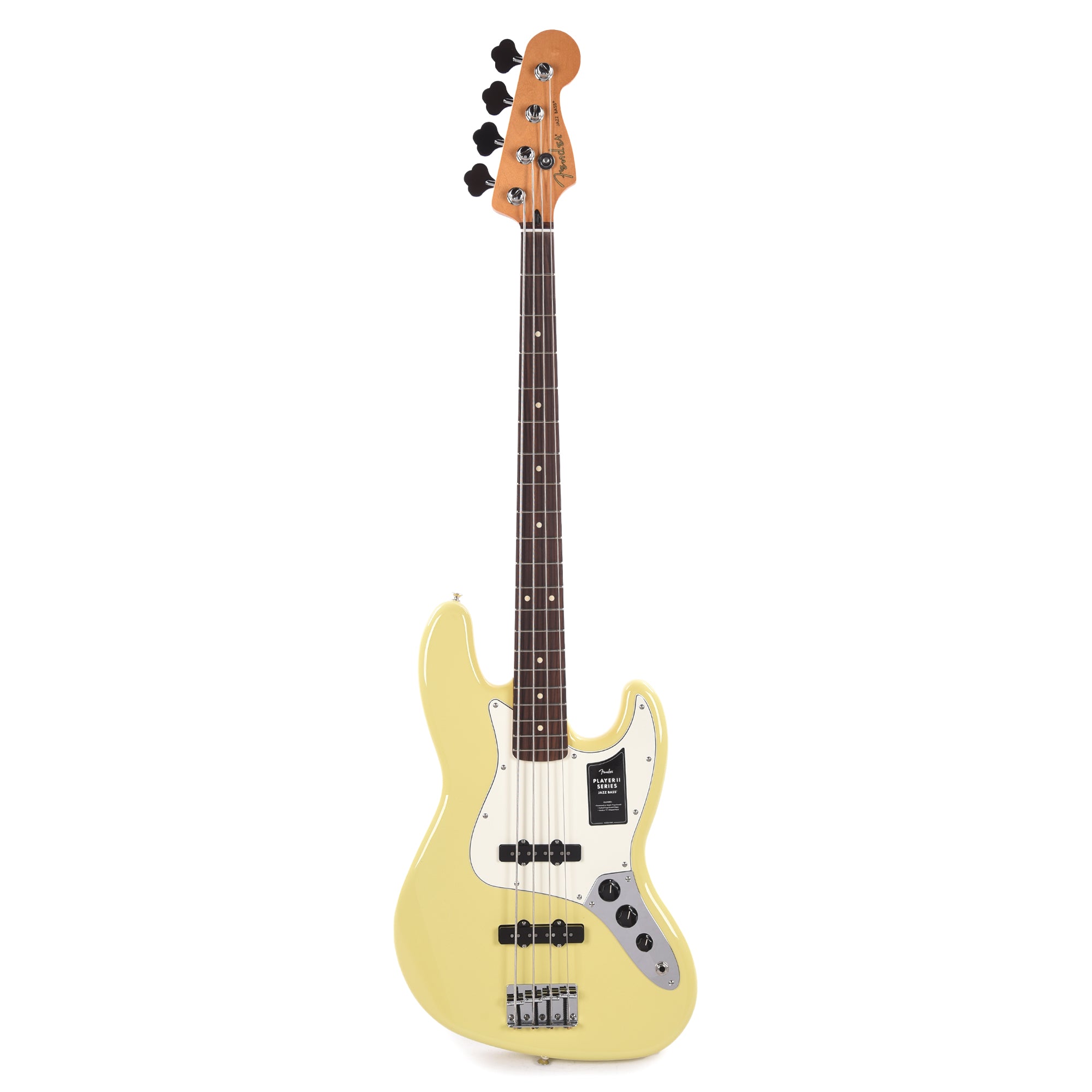 Fender Player II Jazz Bass Hialeah Yellow Bass Guitars / 4-String