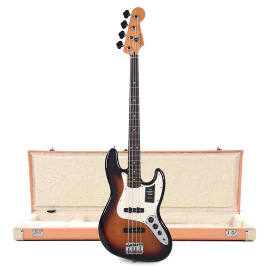 Fender Player II Jazz Bass RW 3-Color Sunburst and Pacific Peach Hardshell Case Bundle Bass Guitars / 4-String