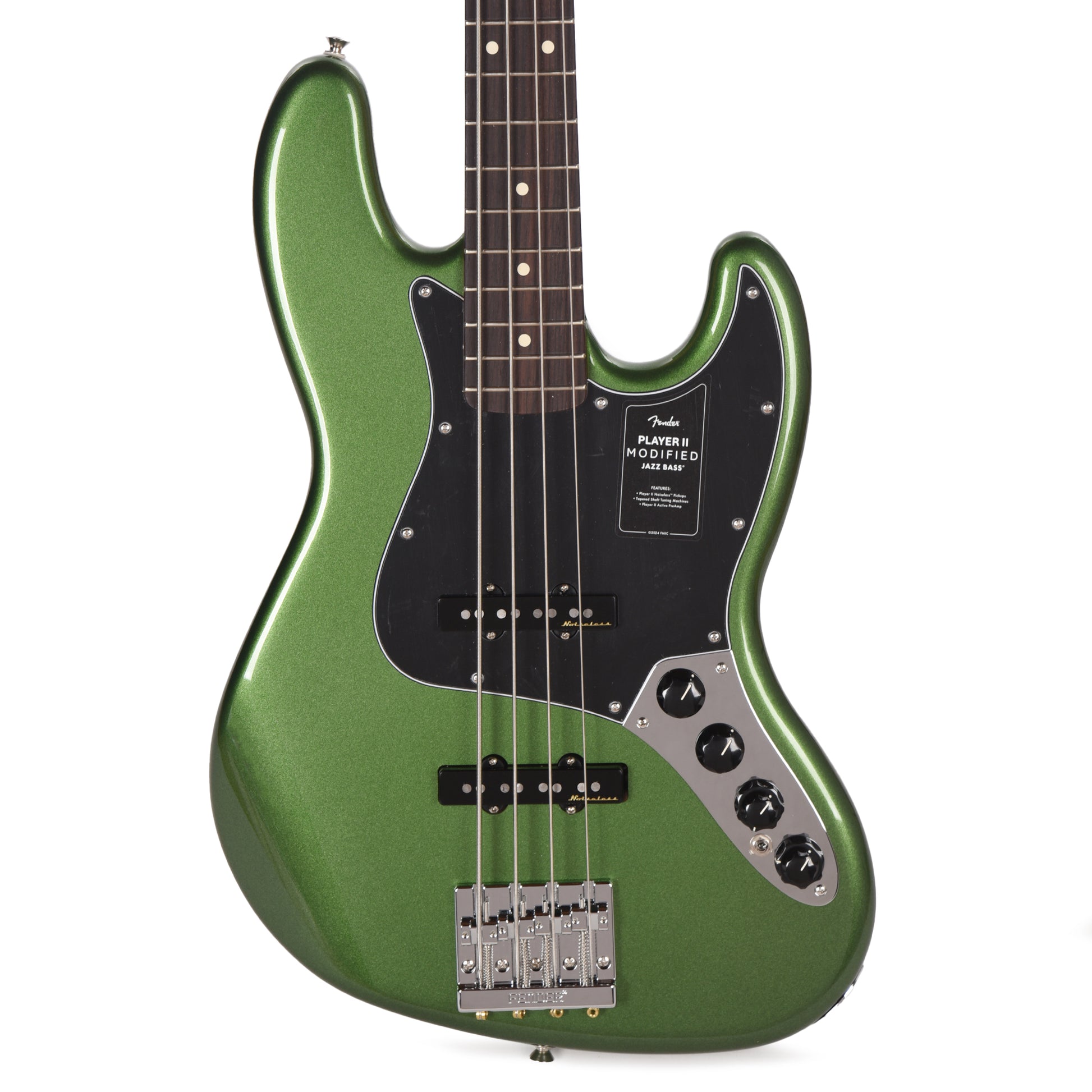 Fender Player II Modified Active Jazz Bass Harvest Green Metallic Bass Guitars / 4-String