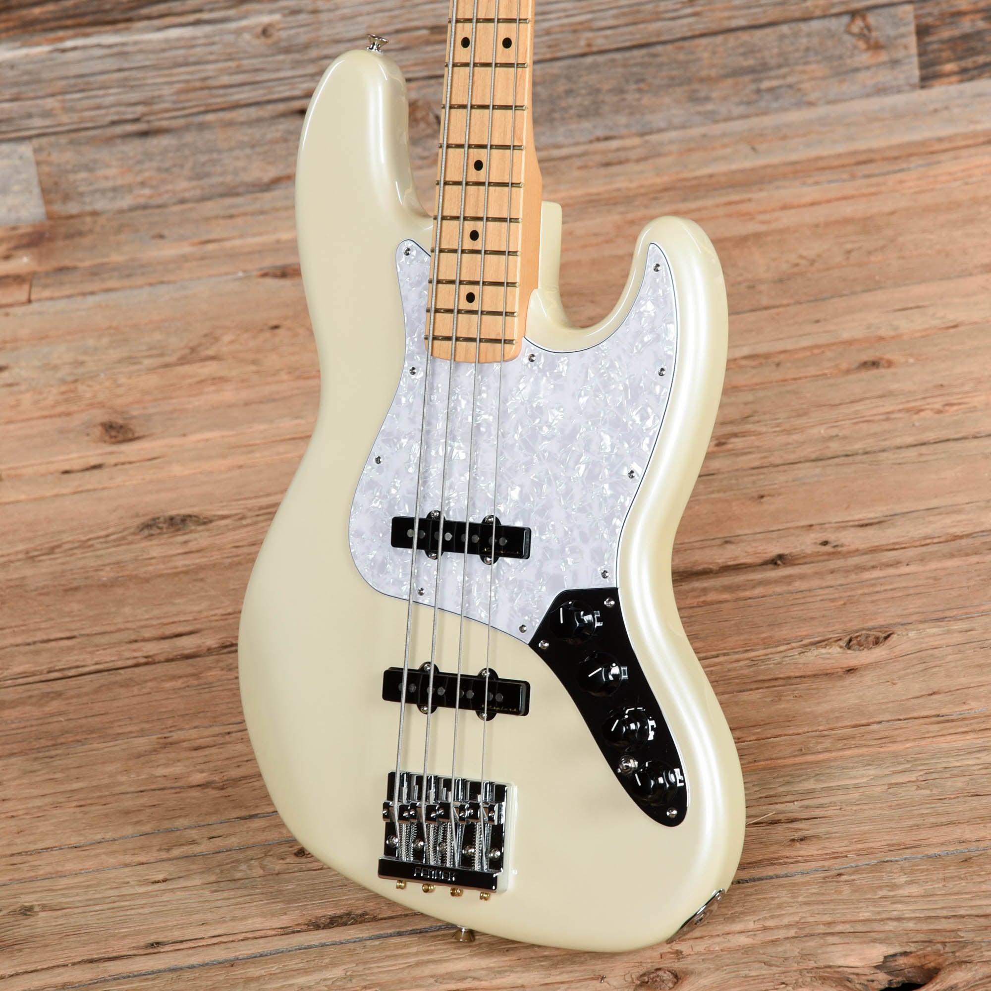 Fender Player II Modified Active Jazz Bass Olympic Pearl Bass Guitars / 4-String
