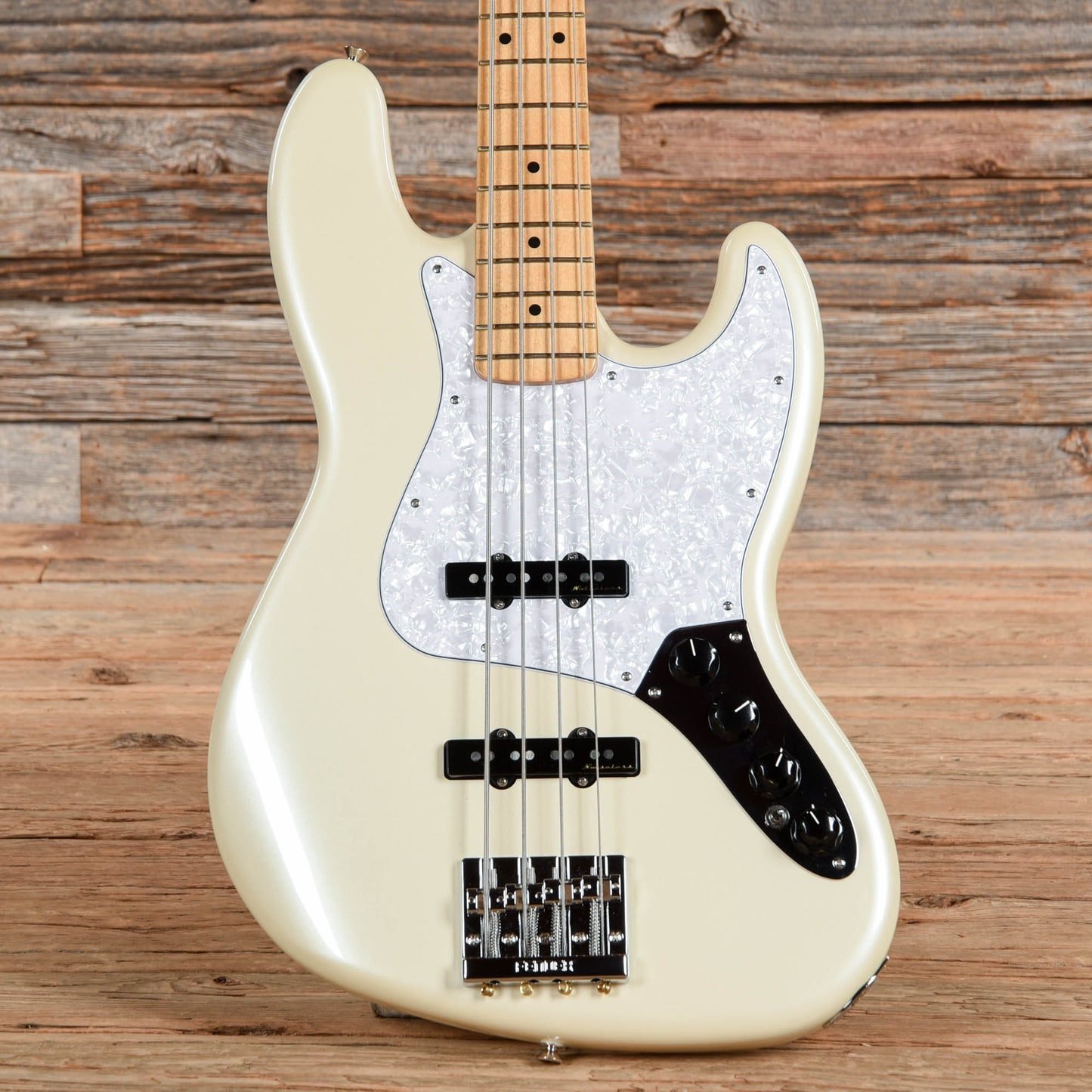Fender Player II Modified Active Jazz Bass Olympic Pearl Bass Guitars / 4-String