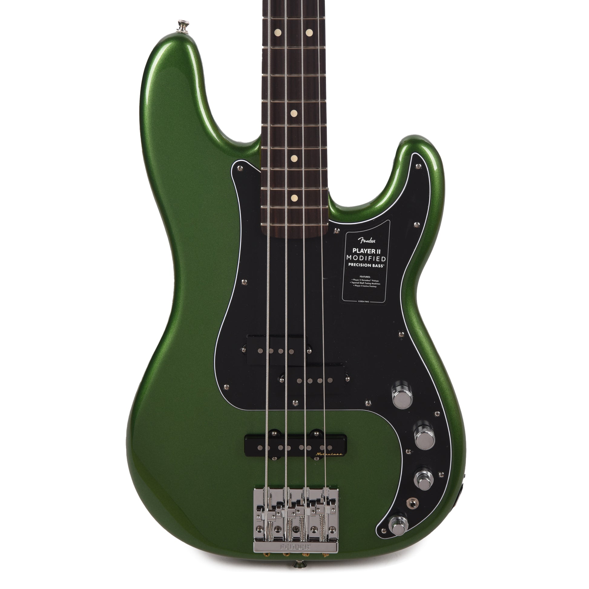 Fender Player II Modified Active Precision Bass Harvest Green Metallic Bass Guitars / 4-String