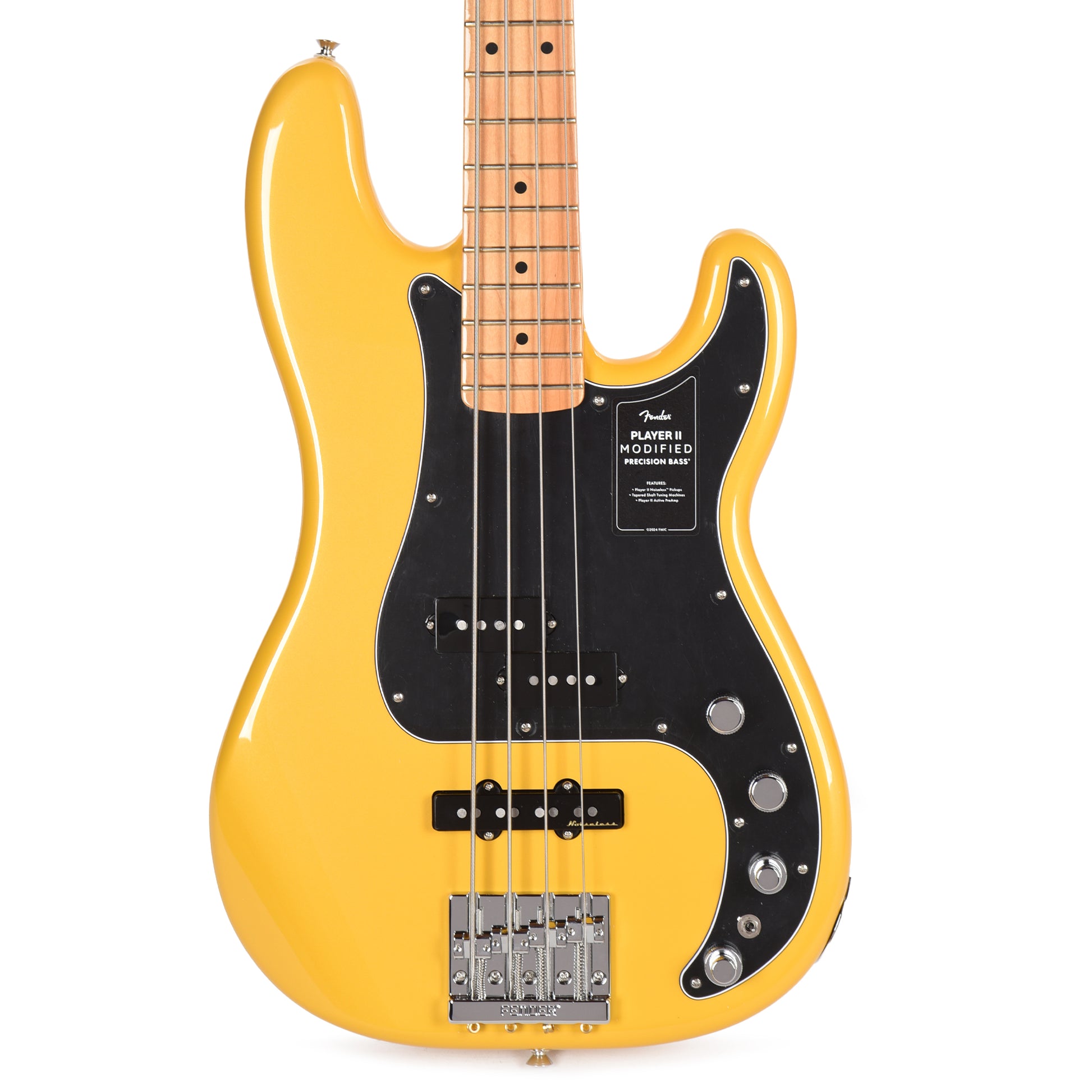 Fender Player II Modified Active Precision Bass Sunshine Yellow Bass Guitars / 4-String