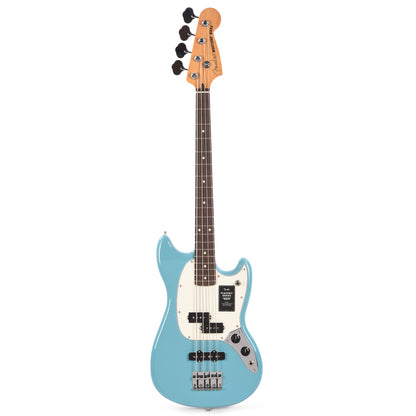 Fender Player II Mustang Bass PJ Aquatone Blue Bass Guitars / 4-String