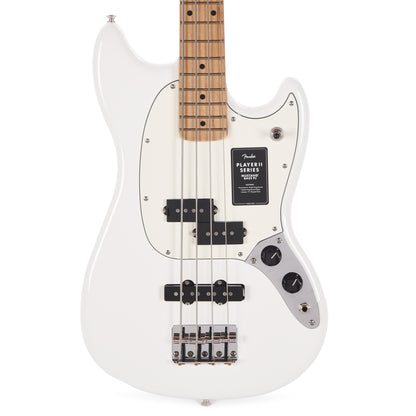 Fender Player II Mustang Bass PJ Polar White Bass Guitars / 4-String