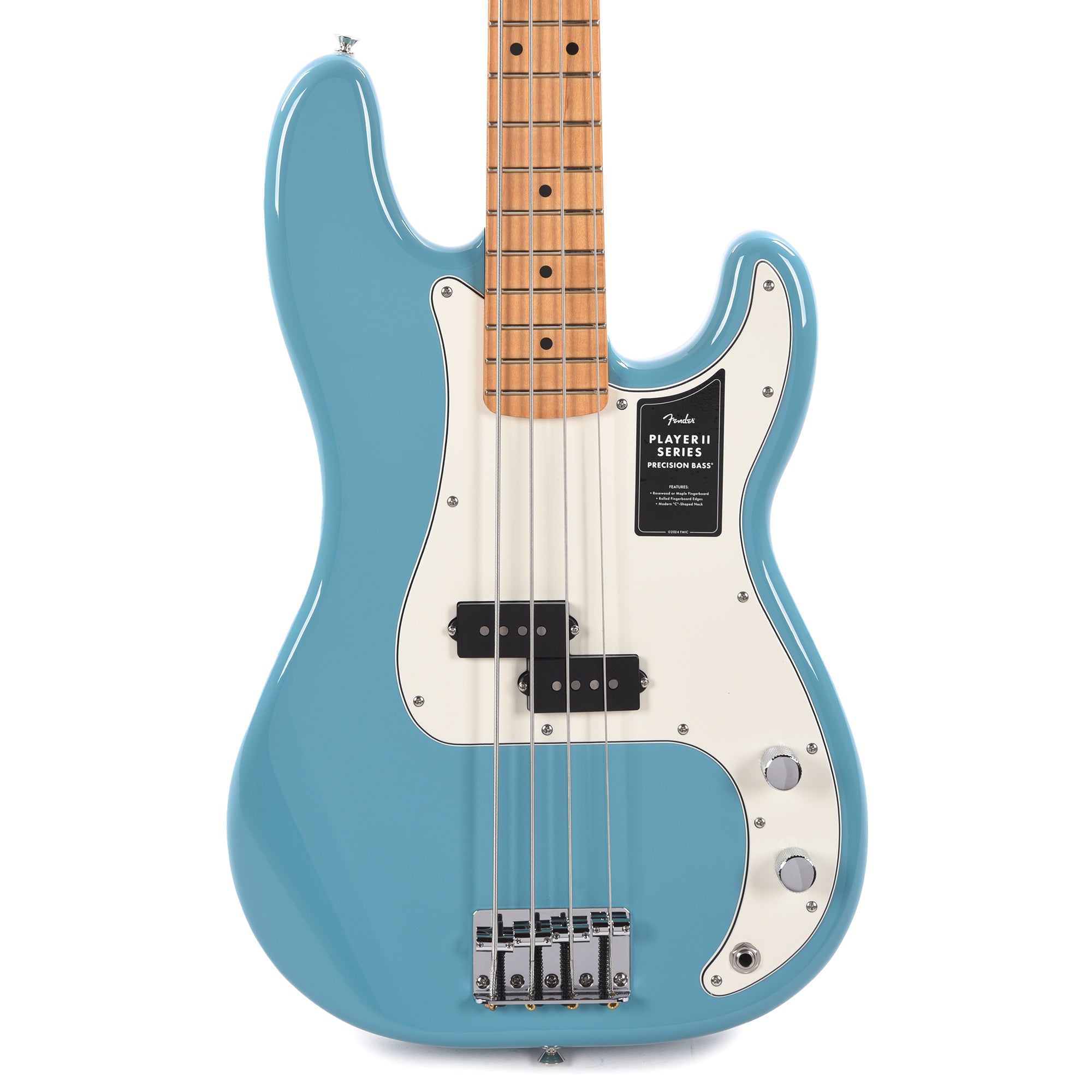 Fender Player II Precision Bass Aquatone Blue Bass Guitars / 4-String