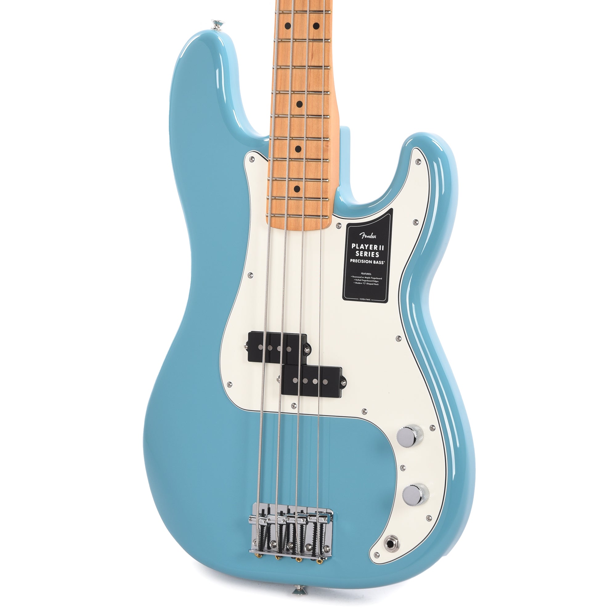 Fender Player II Precision Bass Aquatone Blue Bass Guitars / 4-String