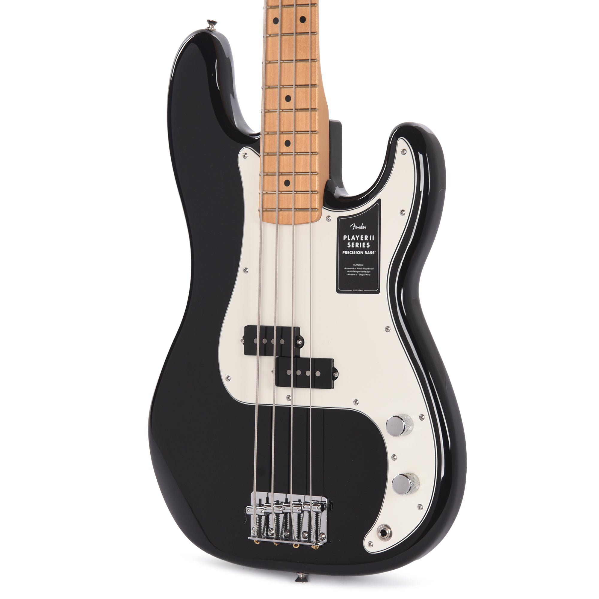 Fender Player II Precision Bass Black Bass Guitars / 4-String