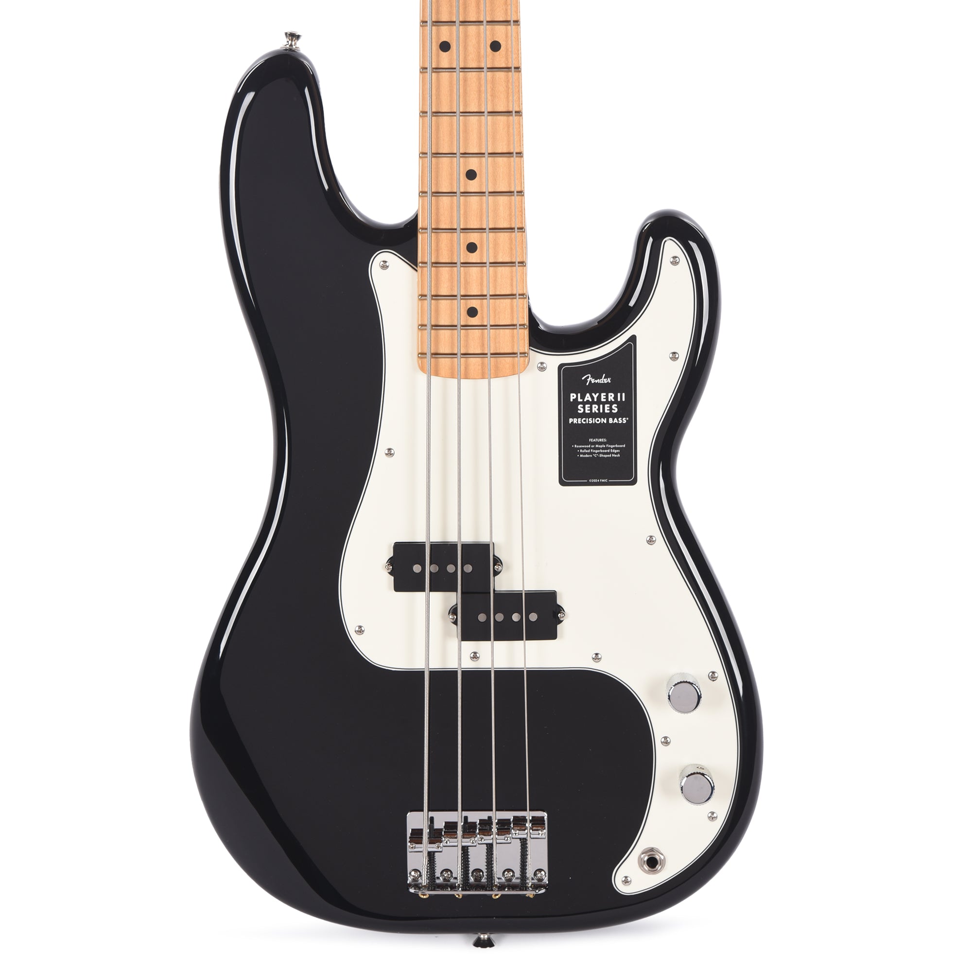 Fender Player II Precision Bass Black Bass Guitars / 4-String