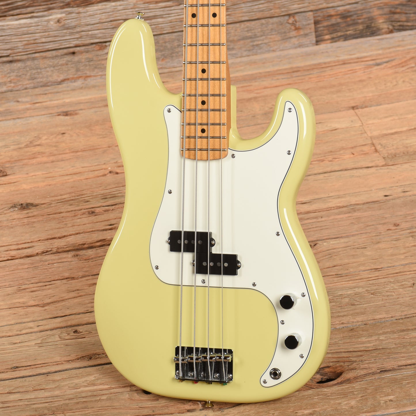 Fender Player II Precision Bass Hialeah Yellow 2024 Bass Guitars / 4-String