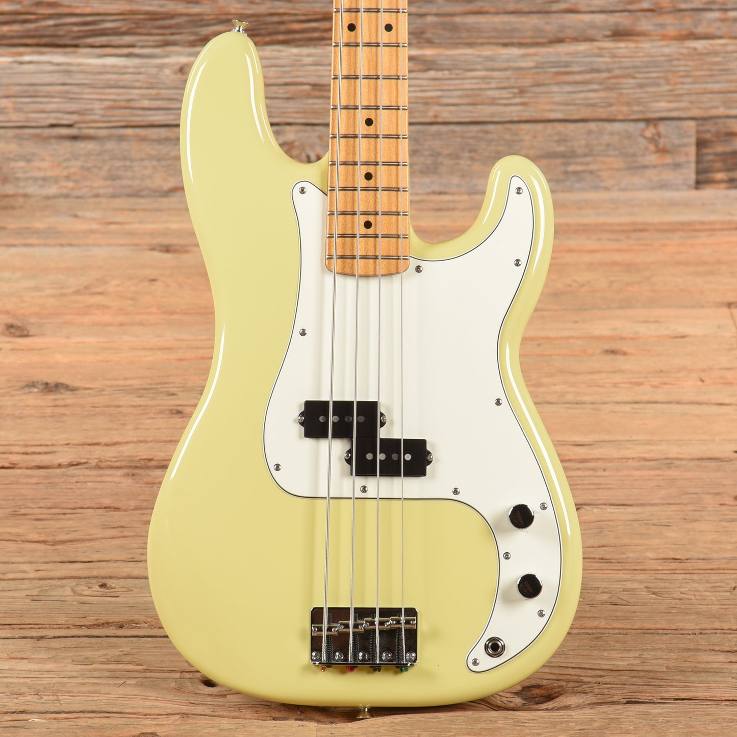 Fender Player II Precision Bass Hialeah Yellow 2024 Bass Guitars / 4-String