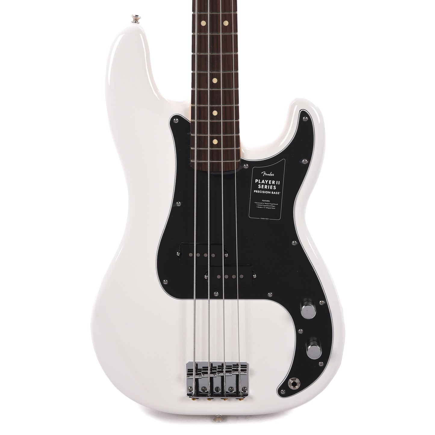 Fender Player II Precision Bass Polar White Bass Guitars / 4-String