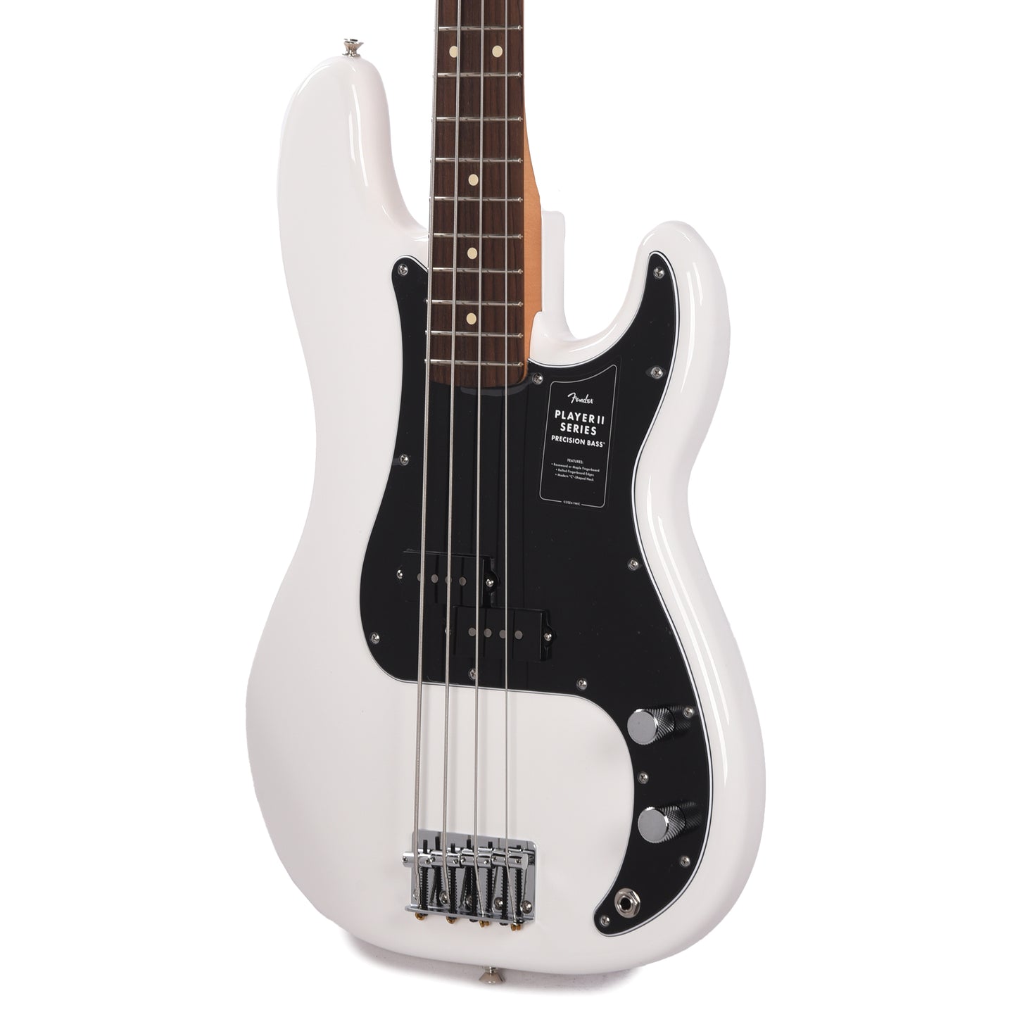 Fender Player II Precision Bass Polar White Bass Guitars / 4-String