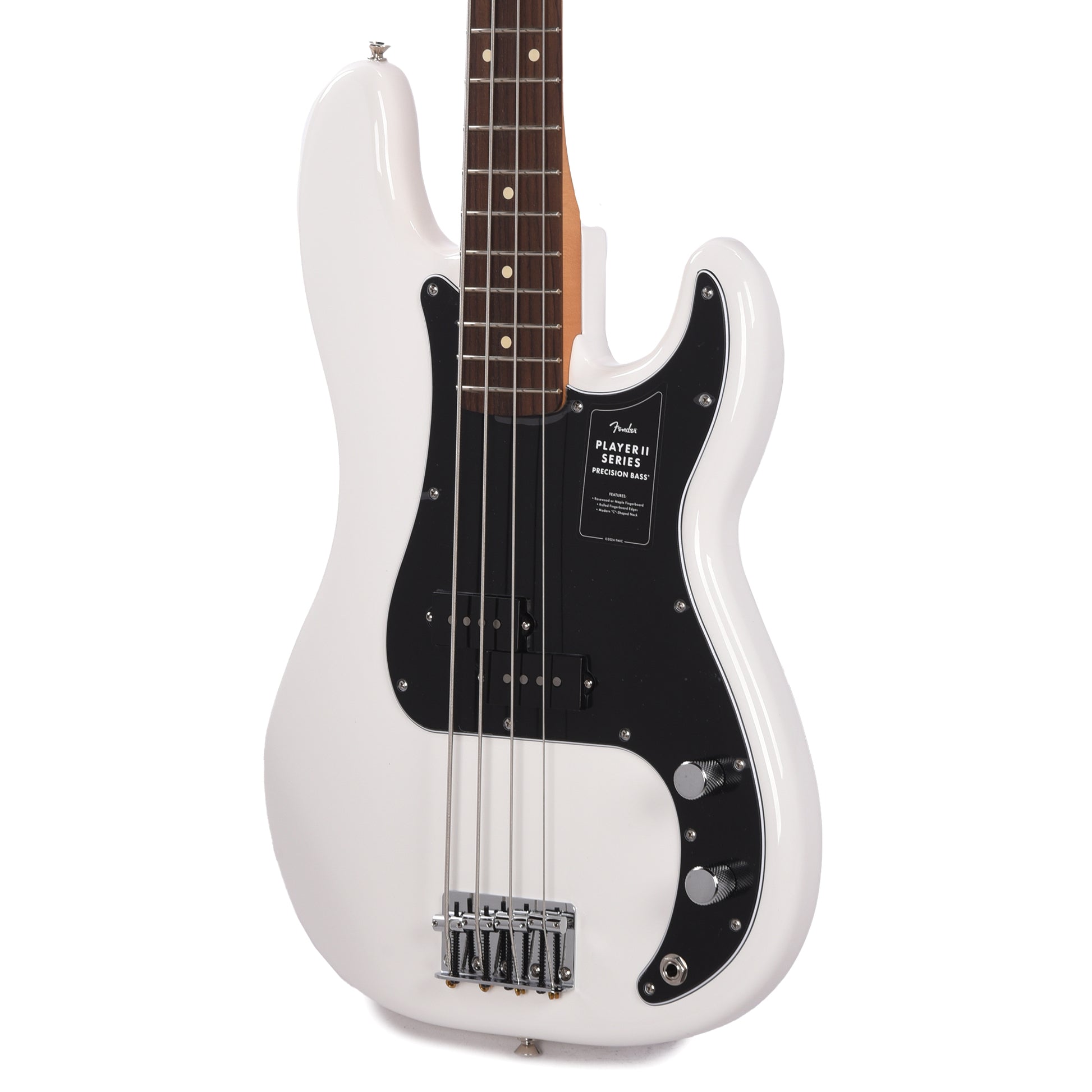 Fender Player II Precision Bass Polar White Bass Guitars / 4-String