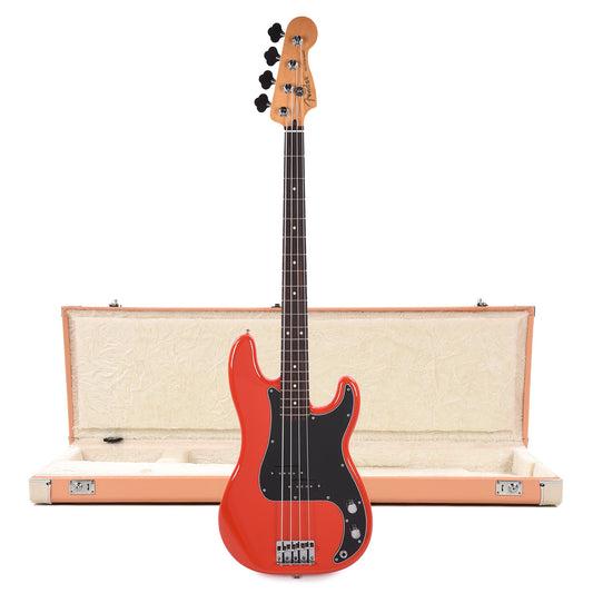 Fender Player II Precision Bass RW Coral Red and Pacific Peach Hardshell Case Bundle Bass Guitars / 4-String