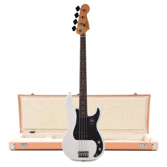 Fender Player II Precision Bass RW Polar White and Pacific Peach Hardshell Case Bundle Bass Guitars / 4-String