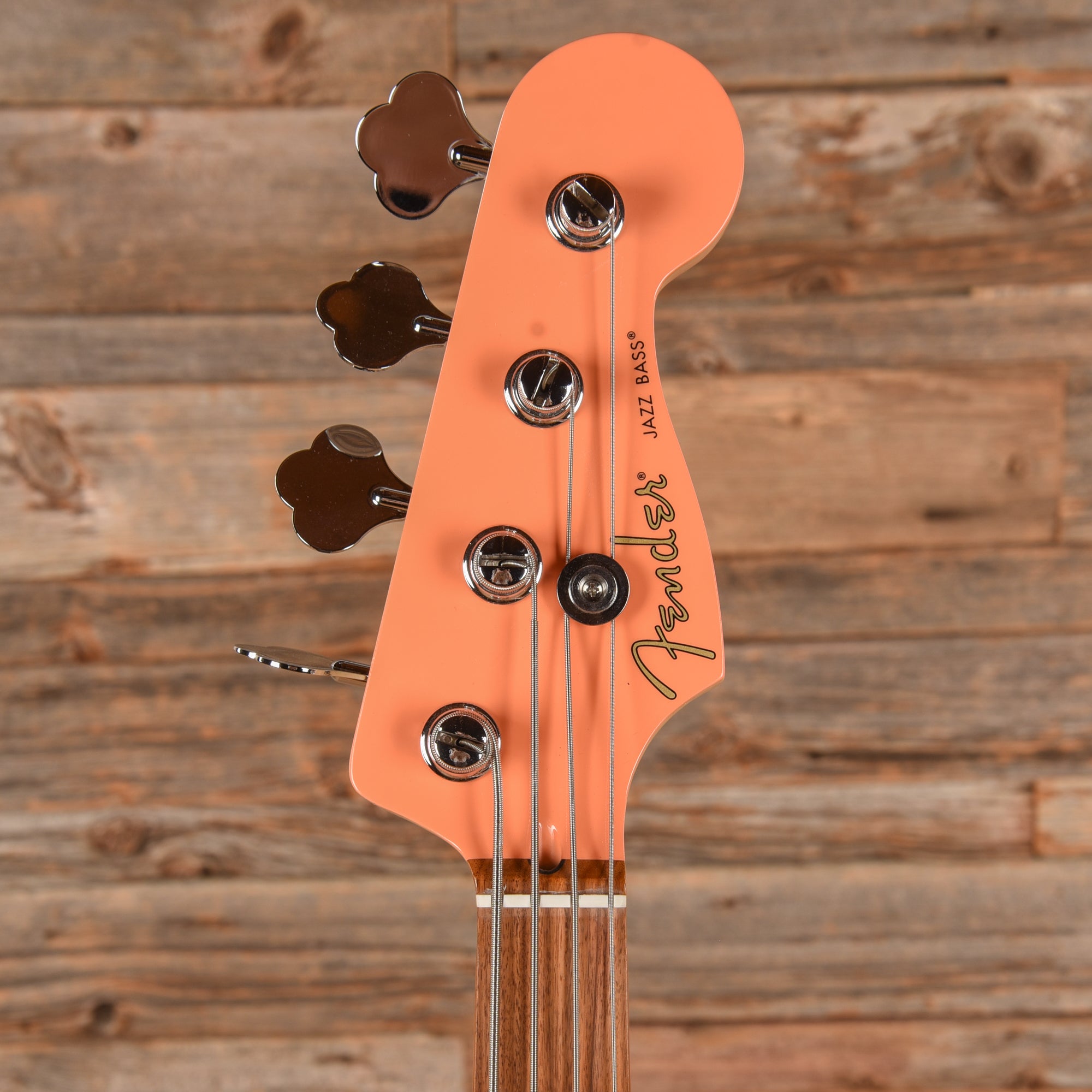 Fender Player Jazz Bass Pacific Peach w/Matching Headcap, Pure Vintage '64 Pickups, & Stack Knob Bass Guitars / 4-String