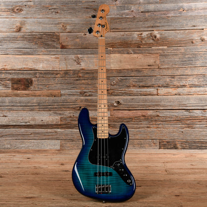 Fender Player Jazz Bass Plus Top Blue Burst 2021 Bass Guitars / 4-String