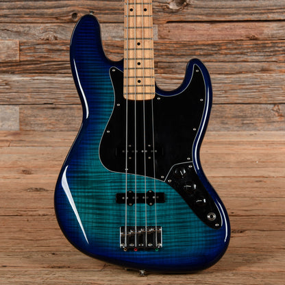 Fender Player Jazz Bass Plus Top Blue Burst 2021 Bass Guitars / 4-String