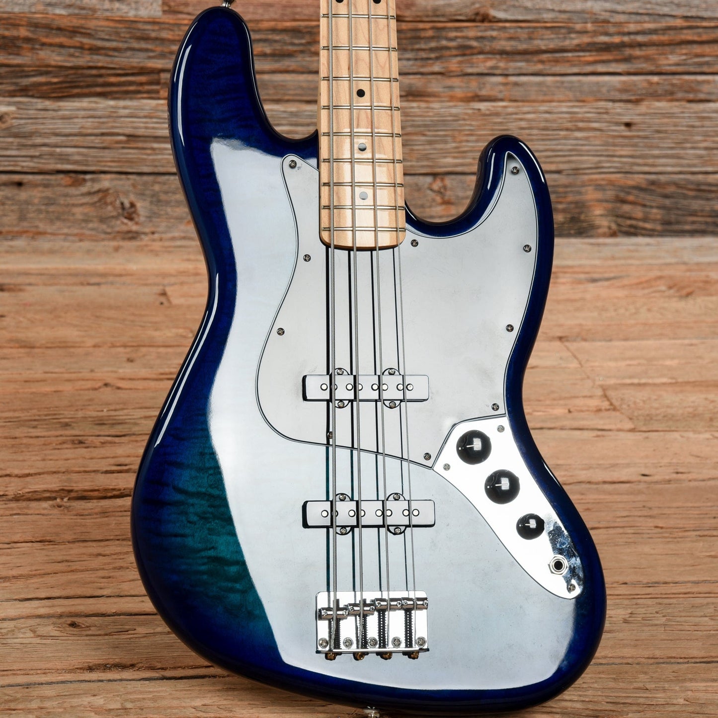Fender Player Jazz Bass Plus Top Blue Burst 2022 Bass Guitars / 4-String