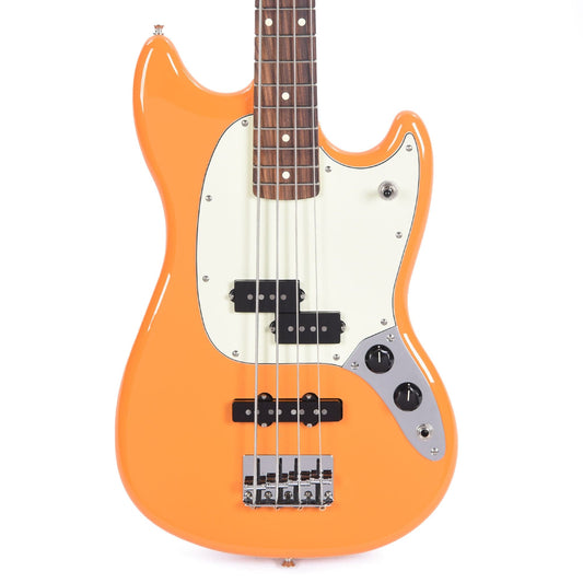 Fender Player Mustang Bass Capri Orange Bass Guitars / 4-String