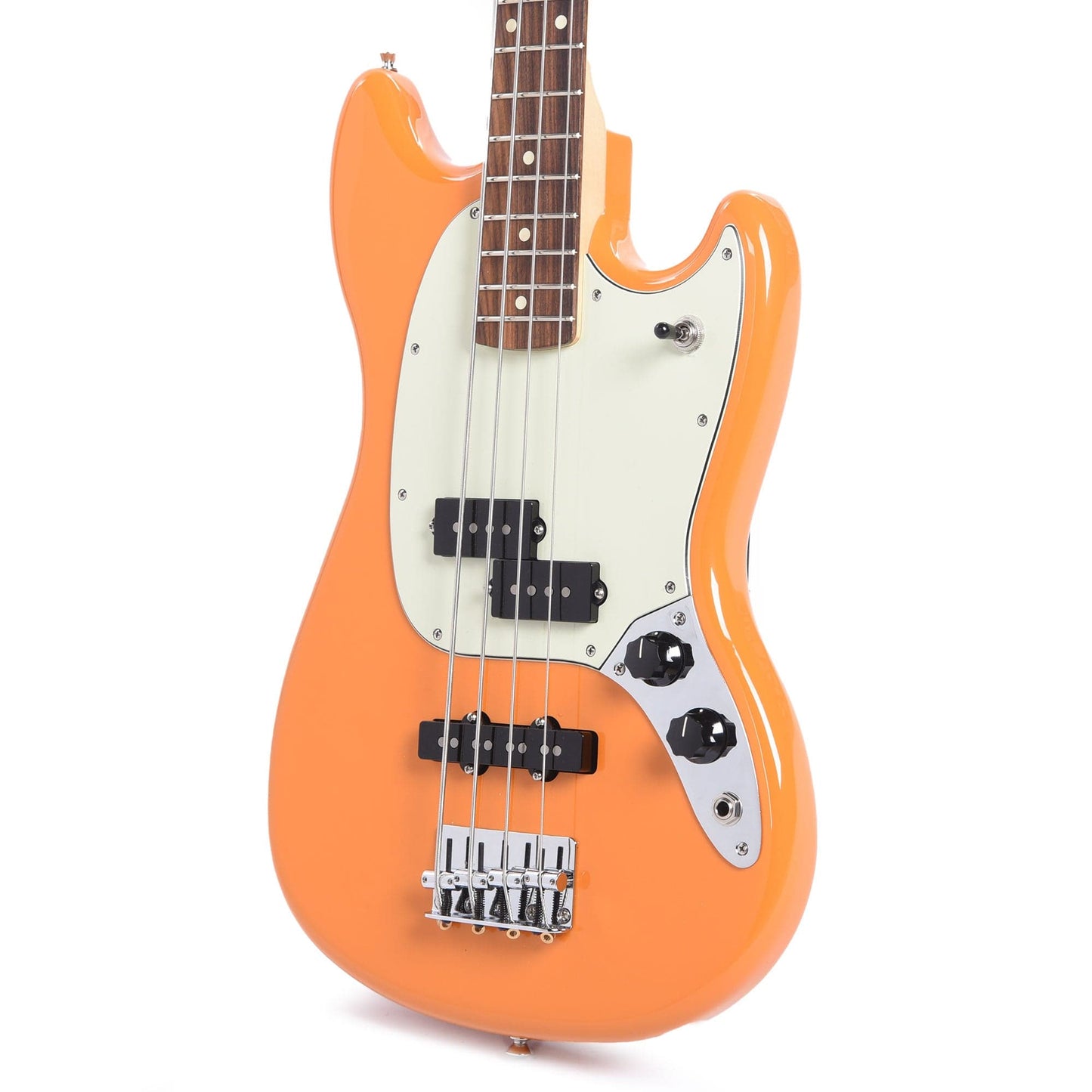 Fender Player Mustang Bass Capri Orange Bass Guitars / 4-String