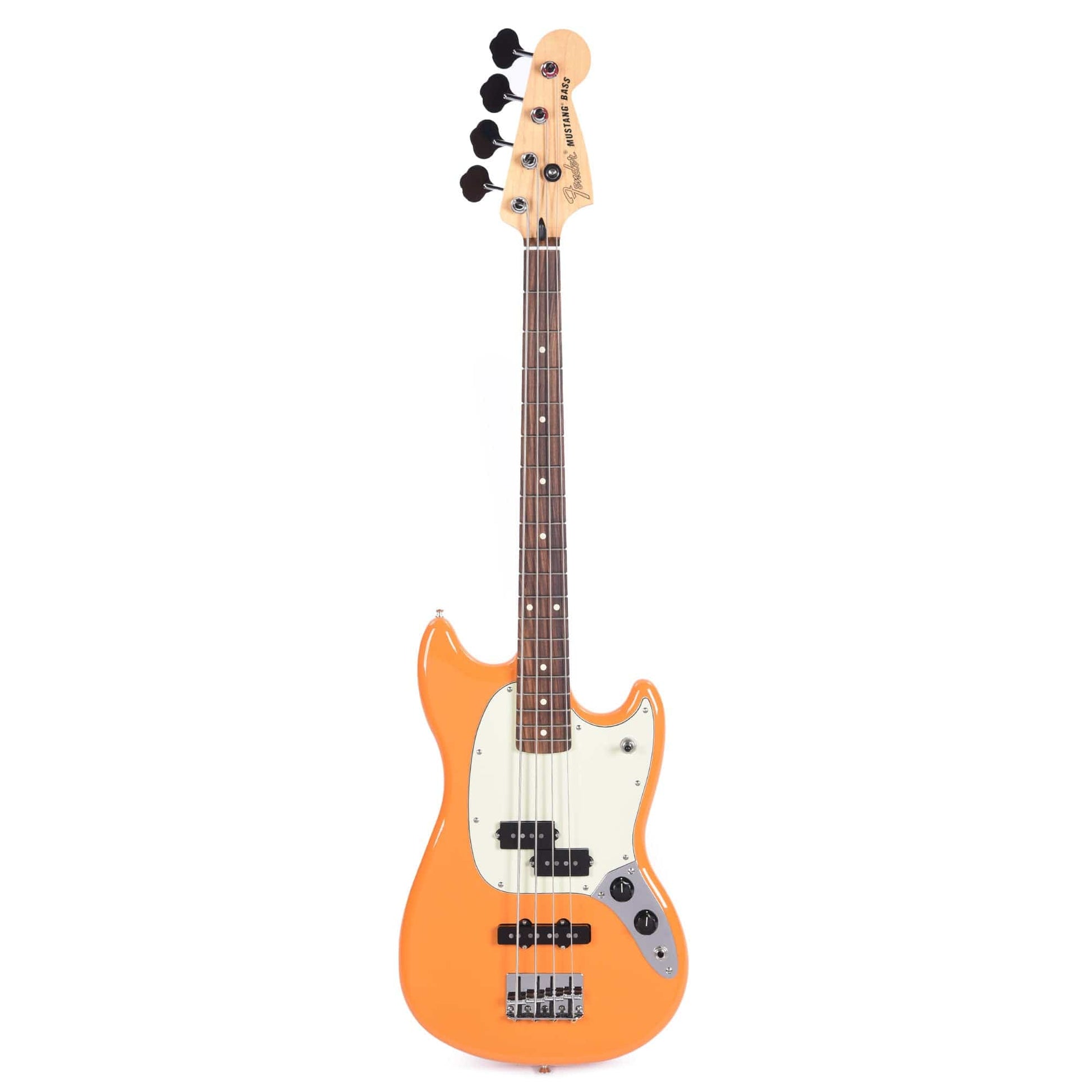 Fender Player Mustang Bass Capri Orange Bass Guitars / 4-String