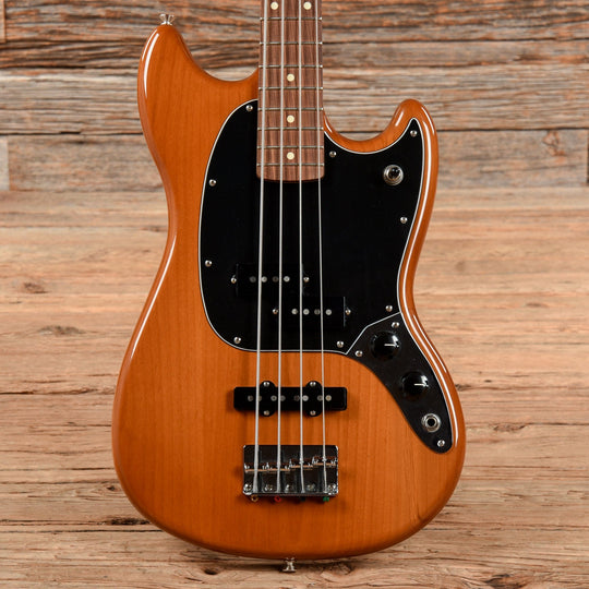 Fender Player Mustang Bass PJ Aged Natural 2017 Bass Guitars / 4-String