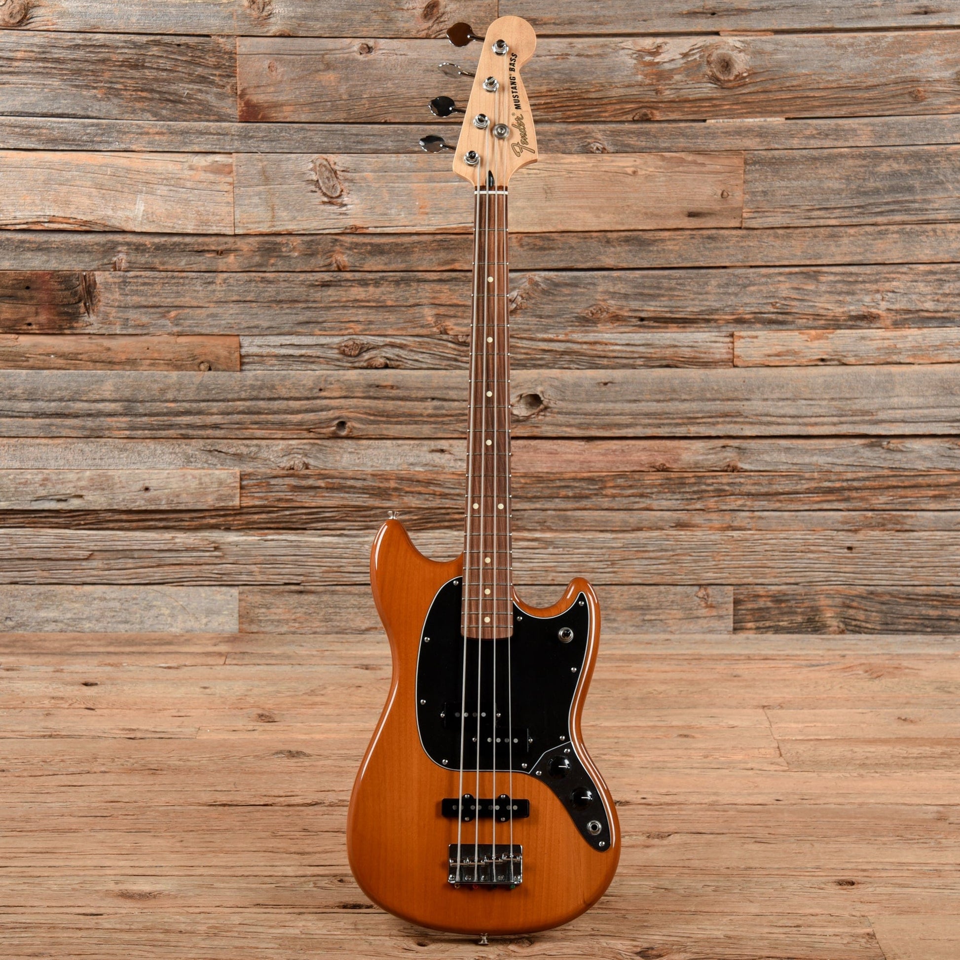 Fender Player Mustang Bass PJ Aged Natural 2017 Bass Guitars / 4-String