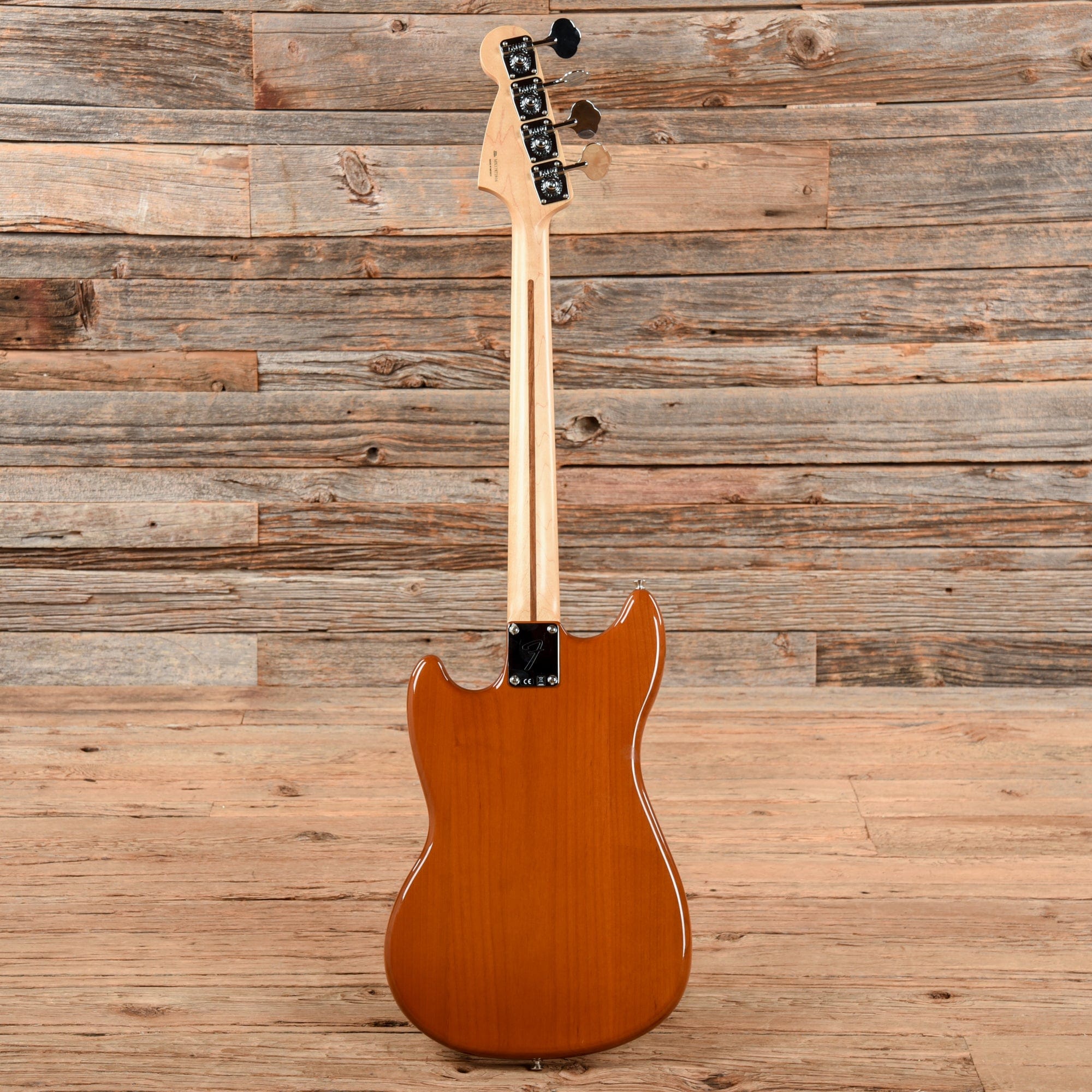 Fender Player Mustang Bass PJ Aged Natural 2017 Bass Guitars / 4-String