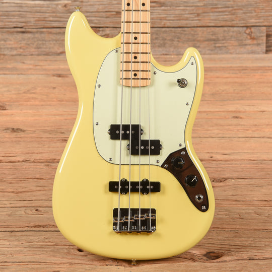 Fender Player Mustang Bass Pj Buttercream 2022 Bass Guitars / 4-String