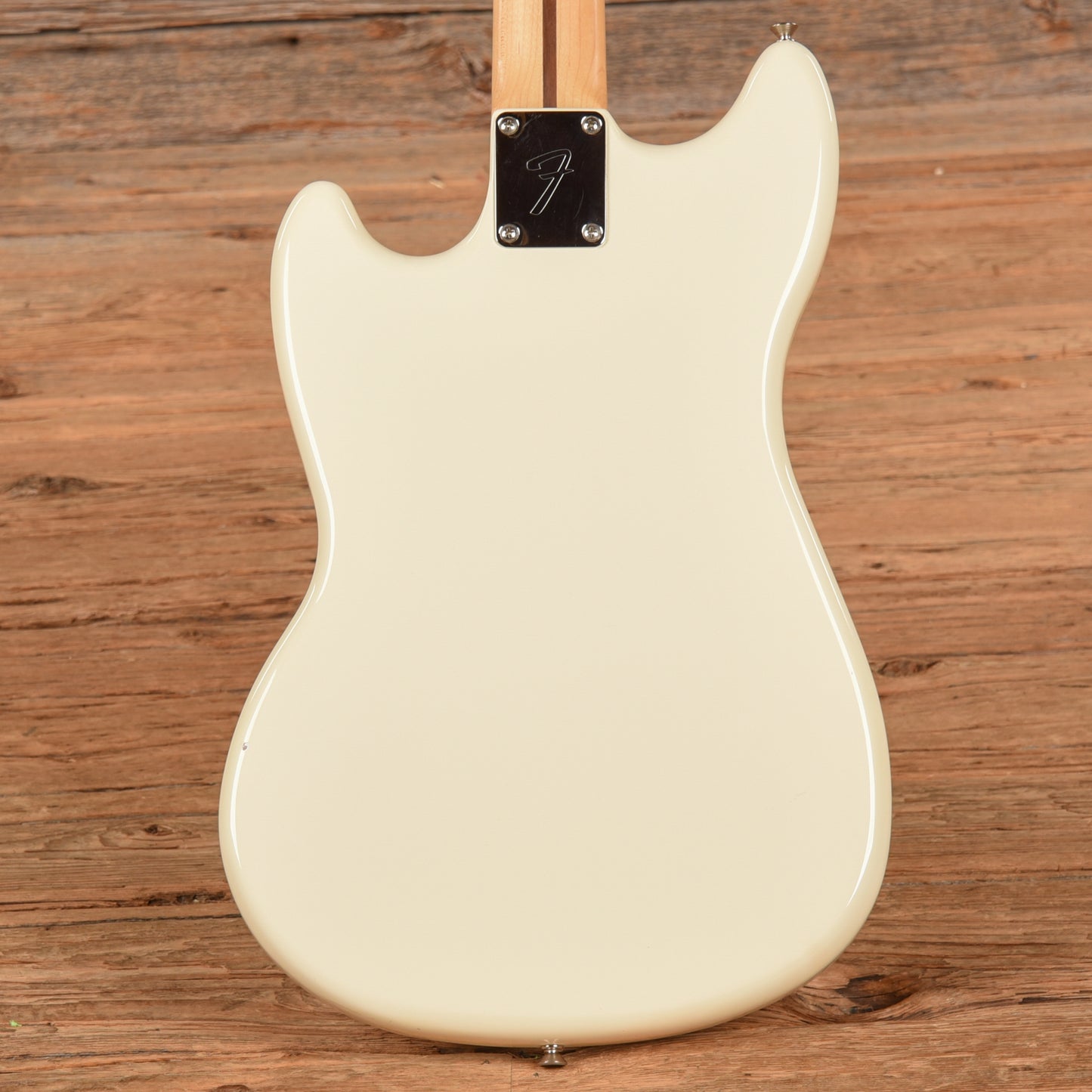 Fender Player Mustang Bass PJ Olympic White 2016 Bass Guitars / 4-String
