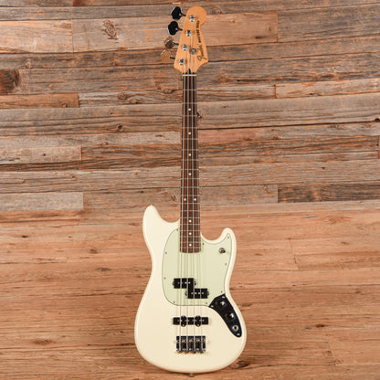 Fender Player Mustang Bass PJ Olympic White 2016 Bass Guitars / 4-String